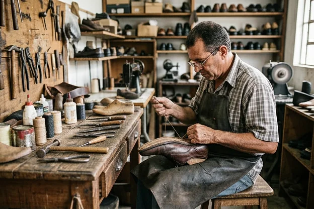 Reforma de sapatos sociais em Resende