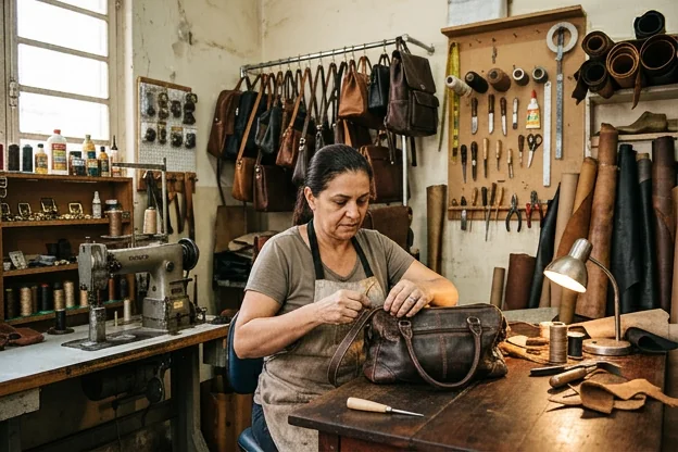 Reforma de bolsas de couro em Resende